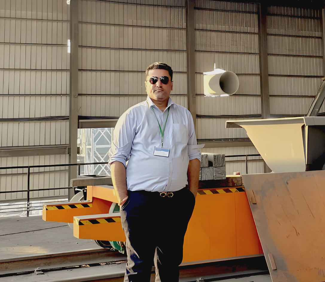 Mr. Sahil Ghavri, CEO of Indiana Machine Tools, leading manufacturer of EOT cranes and metallurgical equipment in India